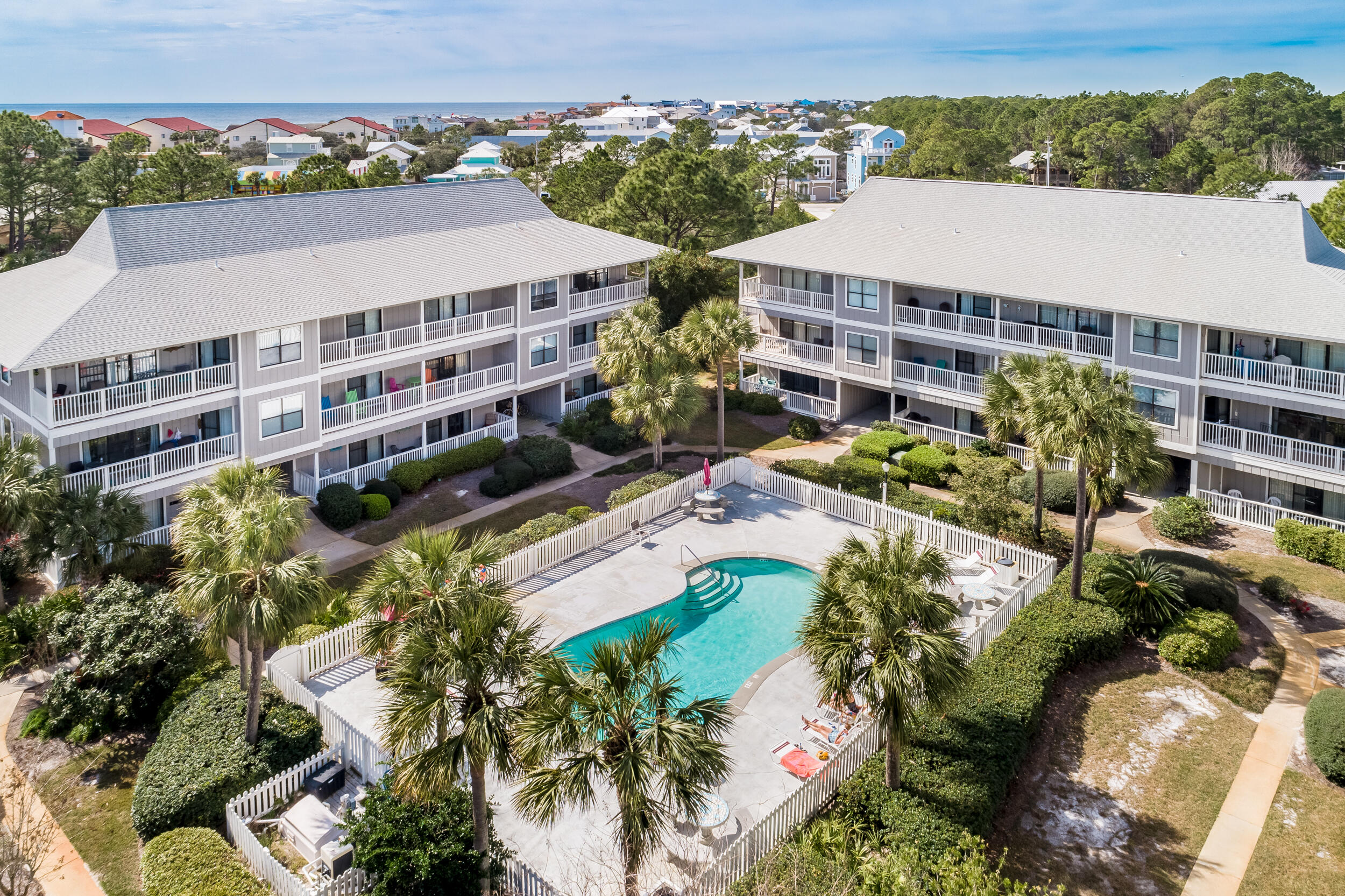 3799 East County Highway 30A, Unit C8 Santa Rosa Beach, FL 32459 - Photo 2 of 49 an aerial view of multiple houses