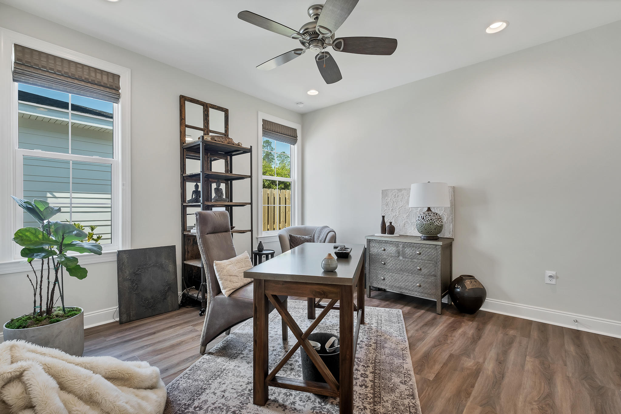 21 Windrow Way Inlet Beach Inlet Beach, FL 32461 - Photo 12 of 58 a workspace with furniture and a potted plant