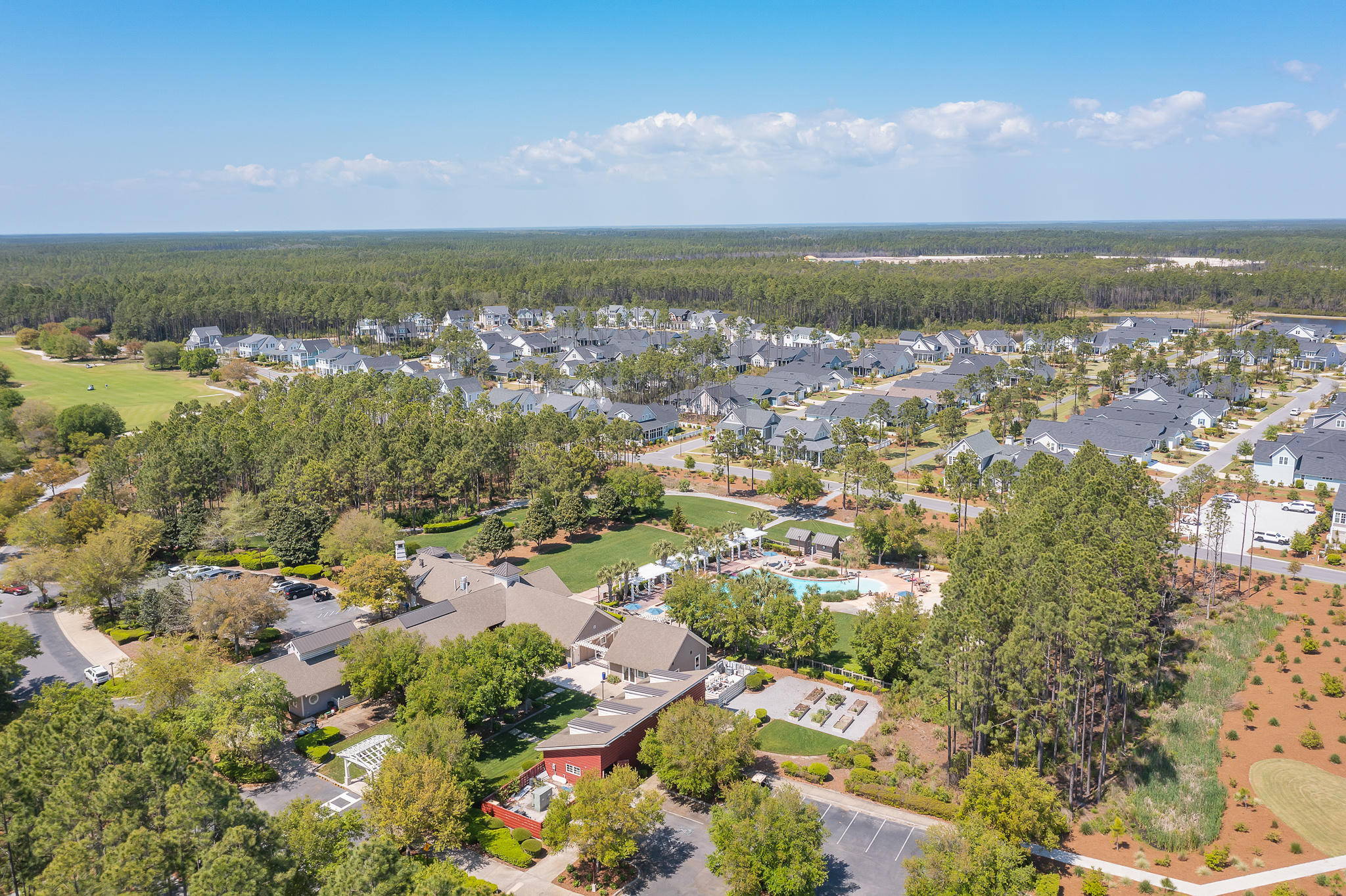 21 Windrow Way Inlet Beach Inlet Beach, FL 32461 - Photo 53 of 58 an aerial view of residential building and lake view