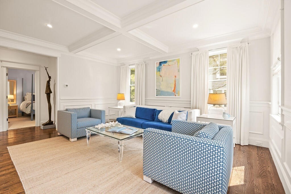22 Richard Road Lexington, MA 02421 - Photo 3 of 42 a living room with furniture and a large window
