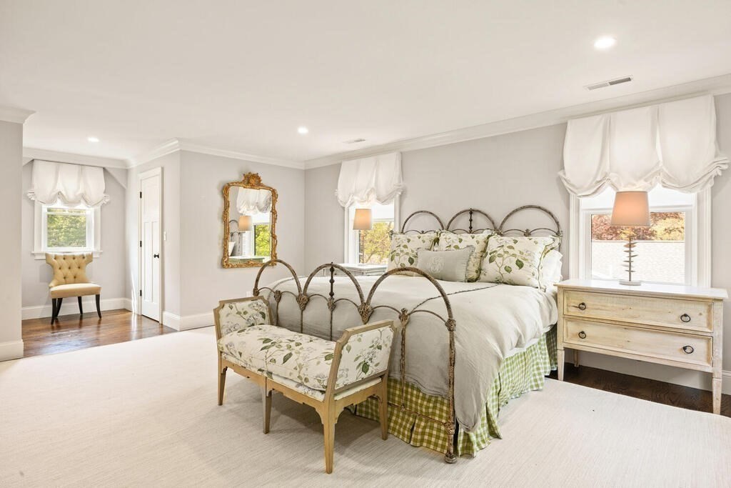 22 Richard Road Lexington, MA 02421 - Photo 32 of 42 a bedroom with a bed and a large window