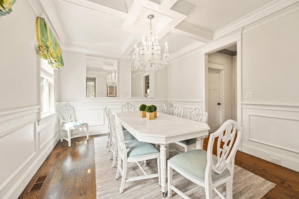 22 Richard Road Lexington, MA 02421 - Photo 10 of 42 a view of a dining room with furniture and wooden floor