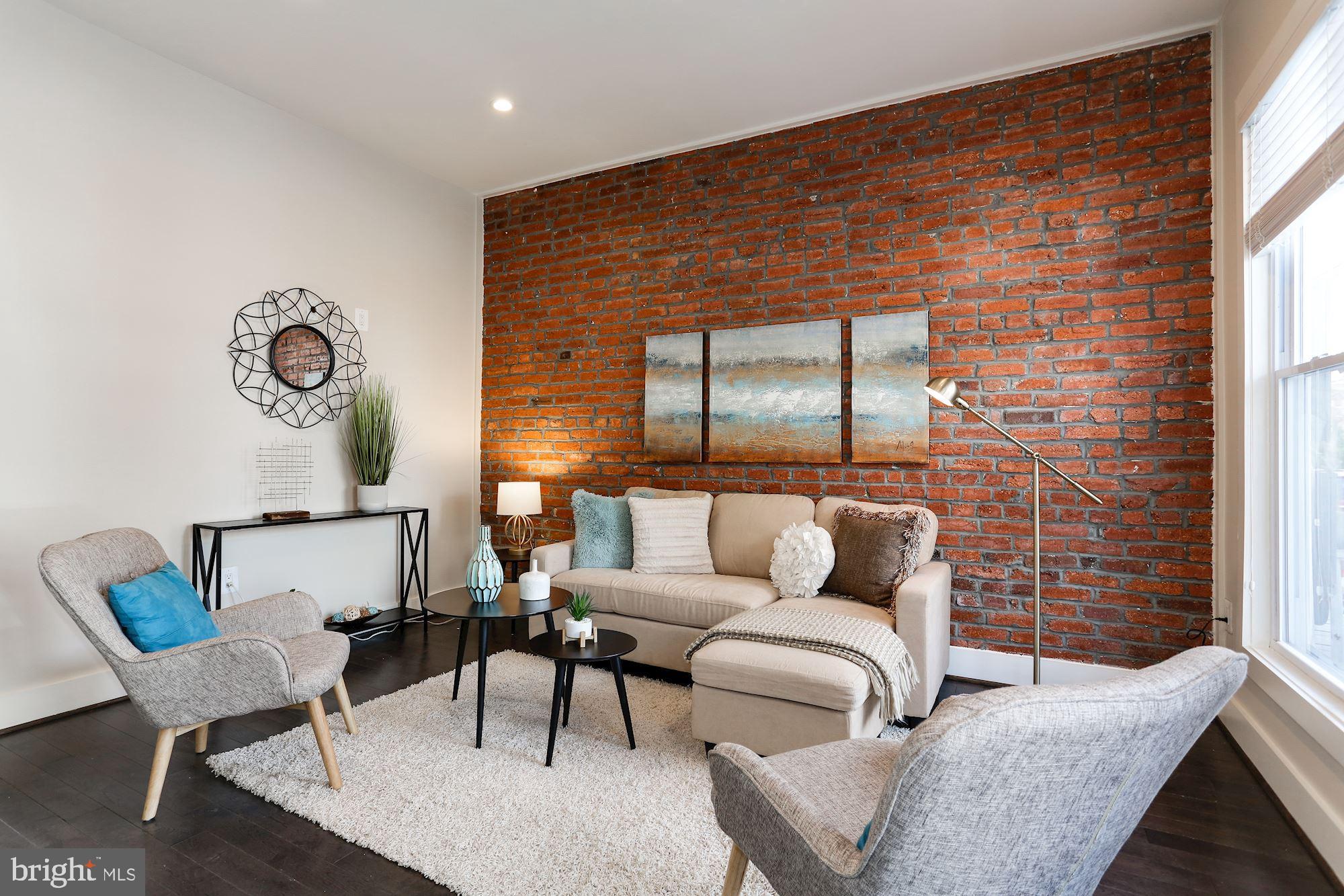 1627 Rosedale Street Northeast Washington, DC 20002 - Photo 3 of 31 Charming Exposed Brick and High Ceilings
