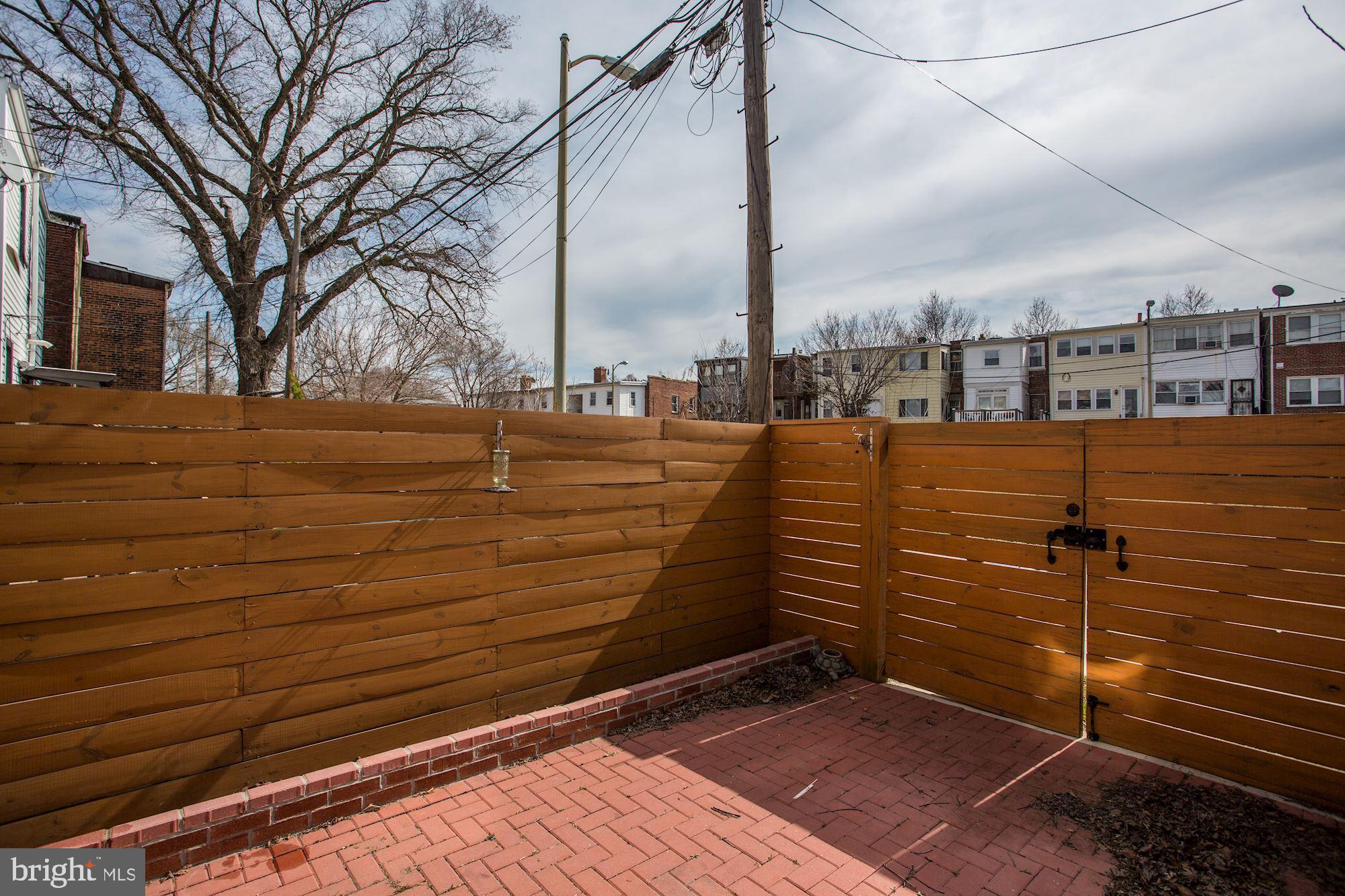 1627 Rosedale Street Northeast Washington, DC 20002 - Photo 22 of 31 Patio Can Also Be Used For Off Street Parking