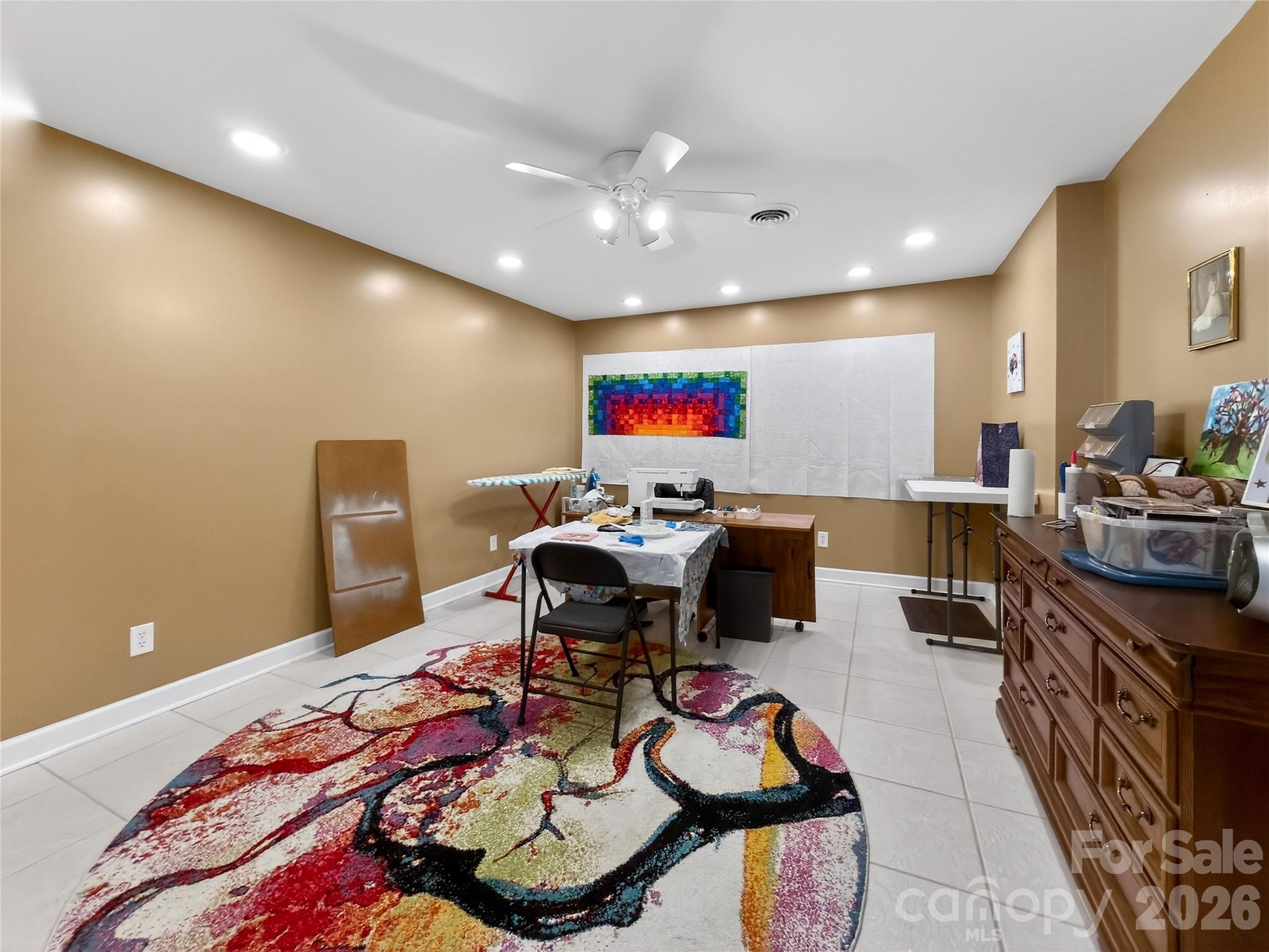 3275 Hanging Rock Road Spruce Pine, NC 28777 - Photo 31 of 48 a bed room with furniture and a air conditioner vent