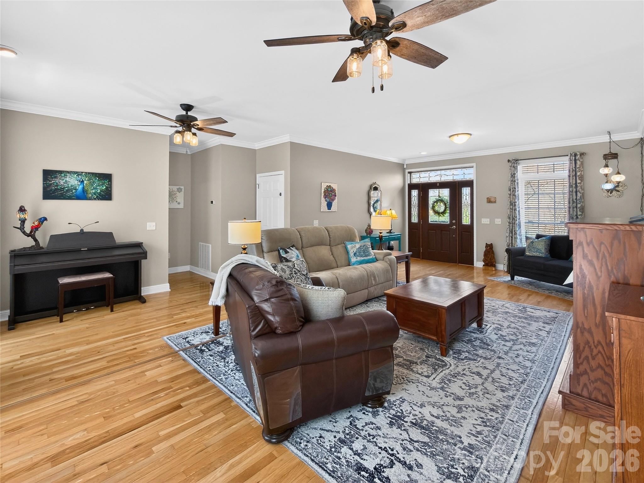 3275 Hanging Rock Road Spruce Pine, NC 28777 - Photo 6 of 48 a living room with furniture and a wooden floor