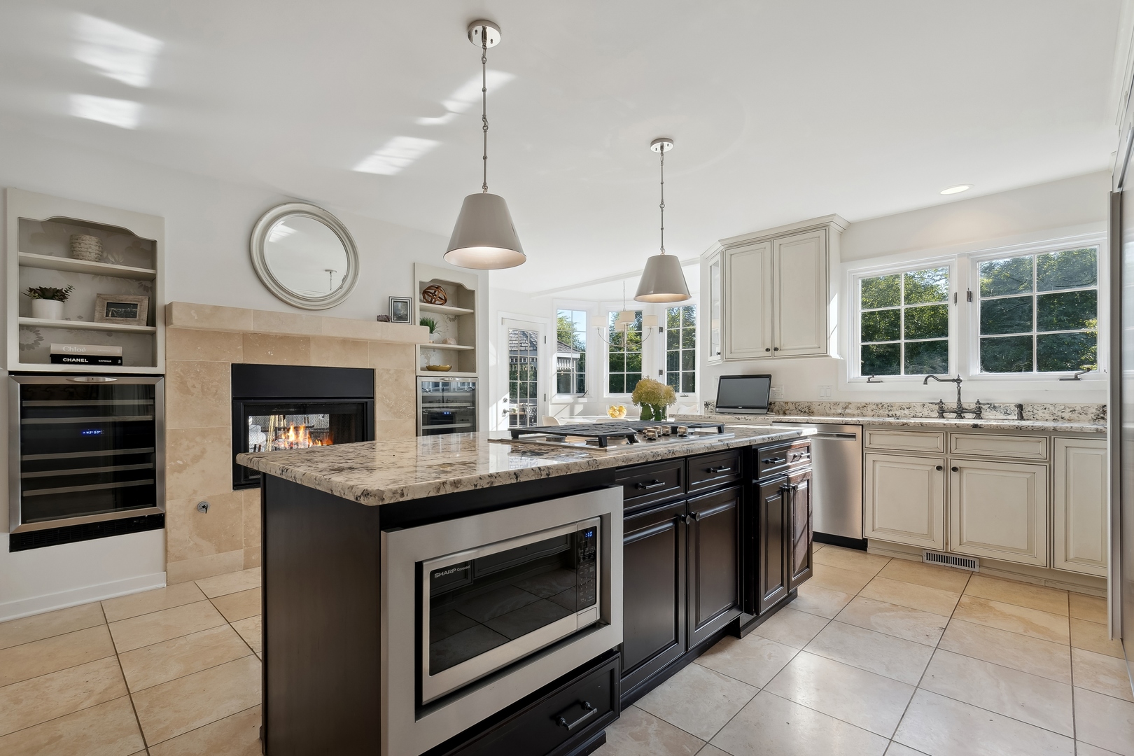 811 South Ridge Road Lake Forest, IL 60045 - Photo 12 of 47 a kitchen with granite countertop a stove and a sink