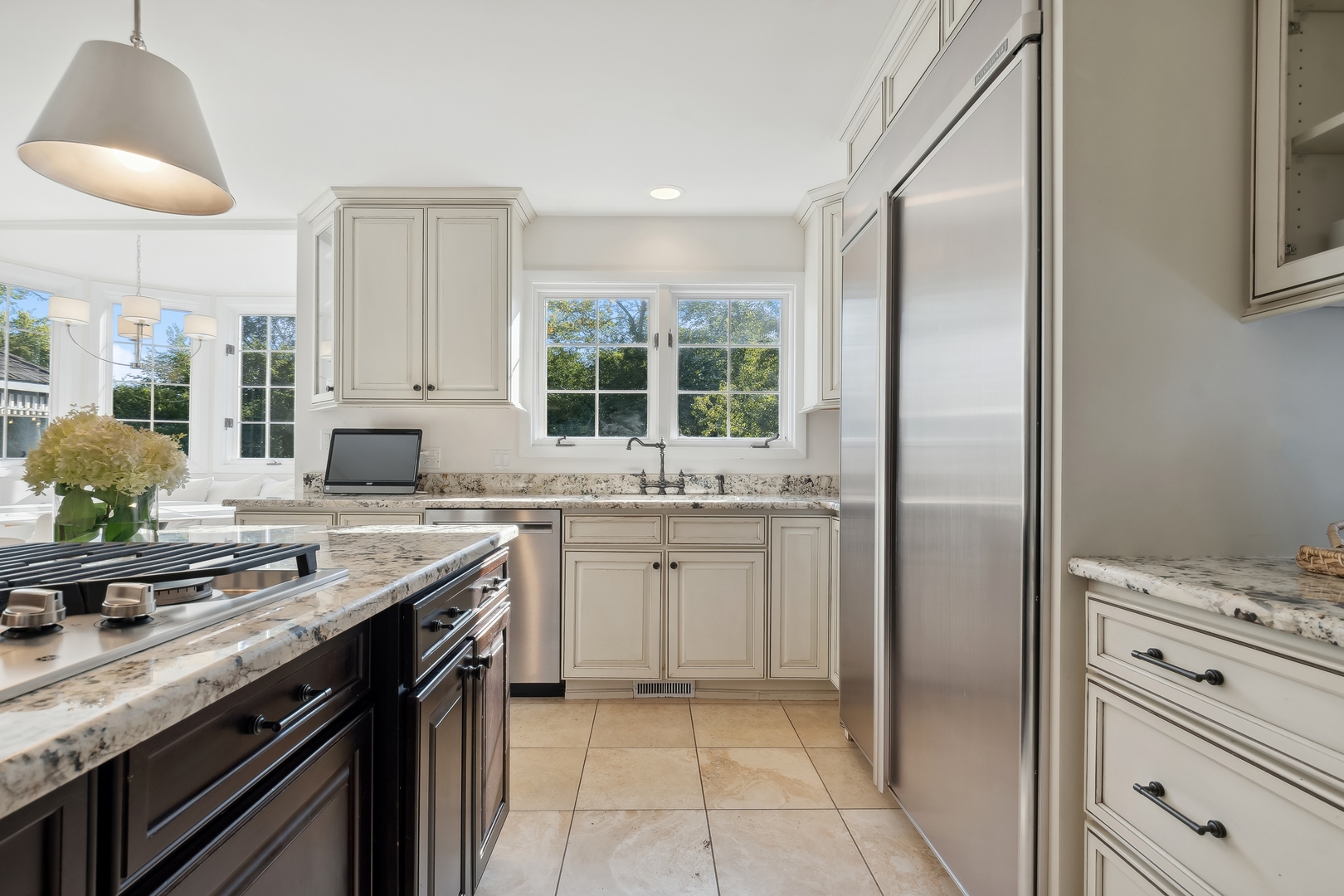 811 South Ridge Road Lake Forest, IL 60045 - Photo 13 of 47 a kitchen with a sink stove and cabinets