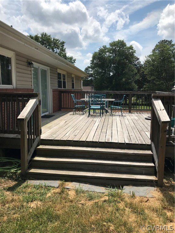 2504 Sunnybrook Road Henrico, VA 23294 - Photo 13 of 14 Nice large Deck, from DR sliders. Overlooks privat