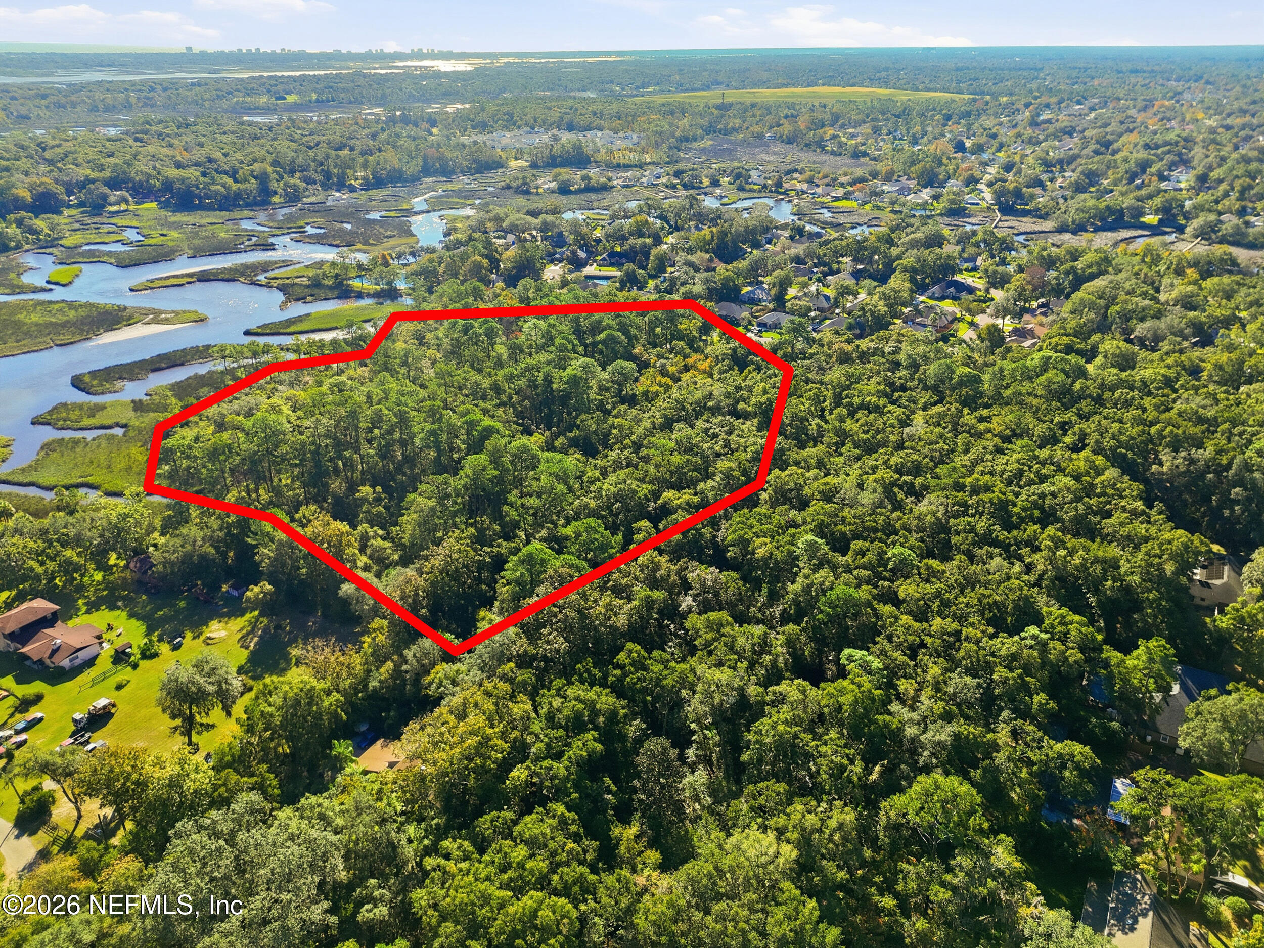3 Caroline Ridge Lane East Jacksonville, FL 32225 - Photo 12 of 23 an aerial view of a houses with a yard