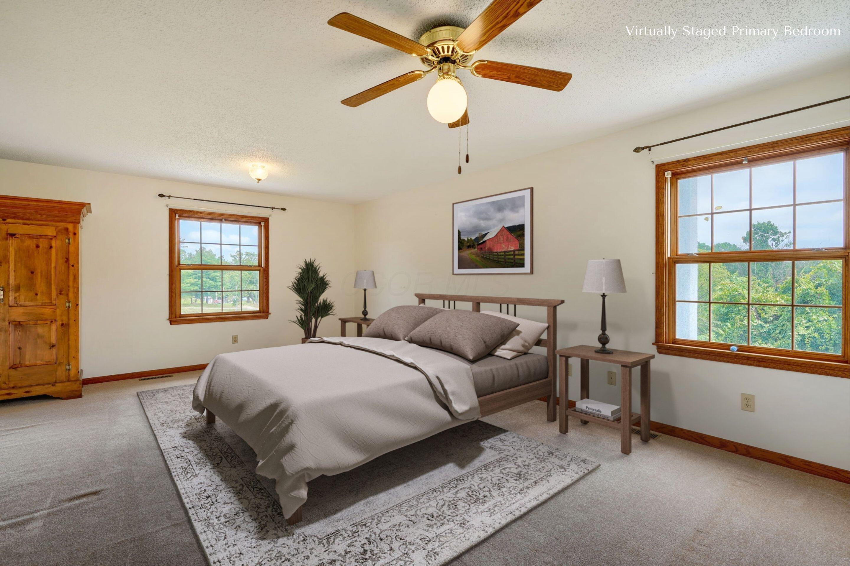 2341 Cherry Ridge Road Thurman, OH 45685 - Photo 33 of 51 Virtually Staged Primary Bedroom