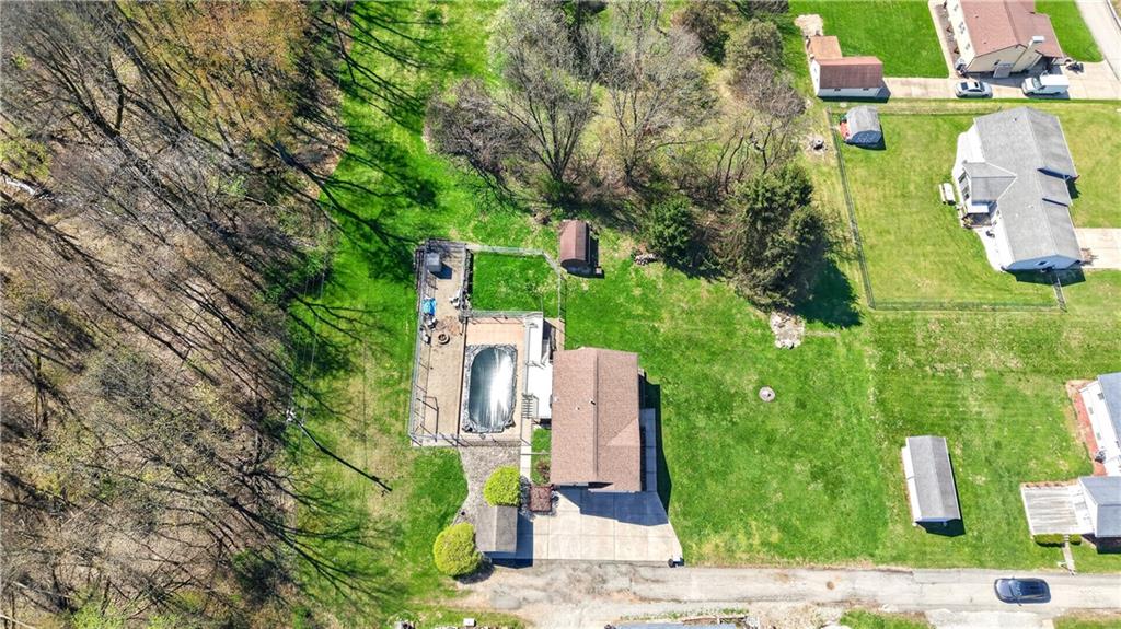 24 Sevich Alley Monongahela, PA 15063 - Photo 44 of 48 an aerial view of a house with a yard basket ball court and outdoor seating