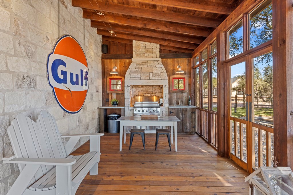 1400 Arbor Ridge Road Fredericksburg, TX 78624 - Photo 20 of 37 Screened Outdoor Porch