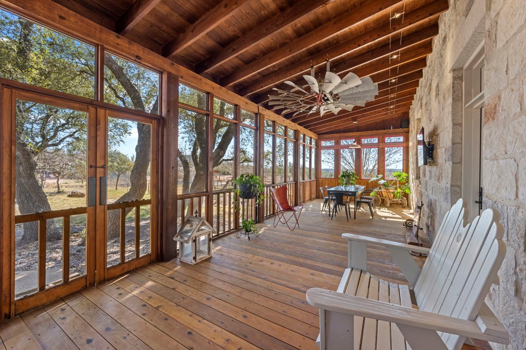 1400 Arbor Ridge Road Fredericksburg, TX 78624 - Photo 21 of 37 Screened Outdoor Porch