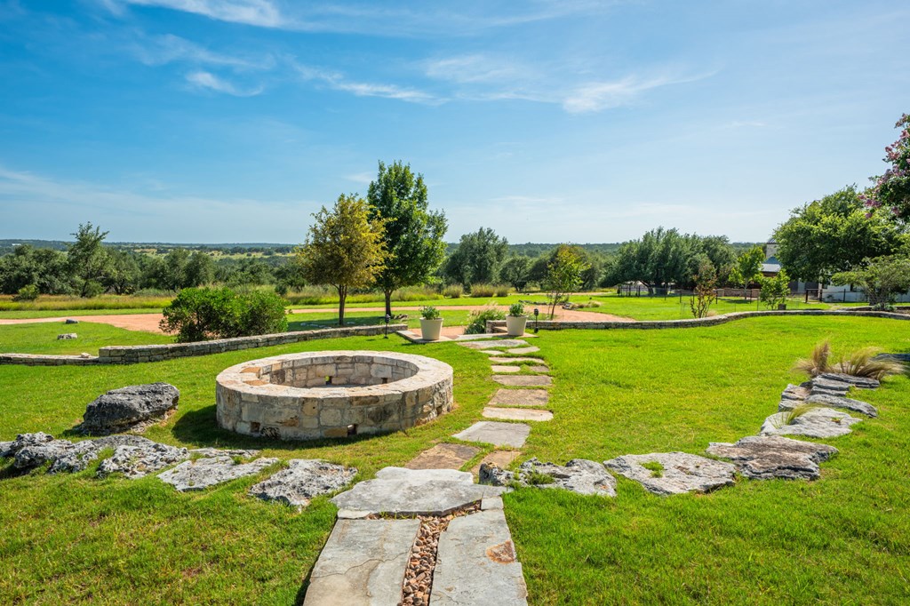 1400 Arbor Ridge Road Fredericksburg, TX 78624 - Photo 25 of 37 Fire Pit Area with Views