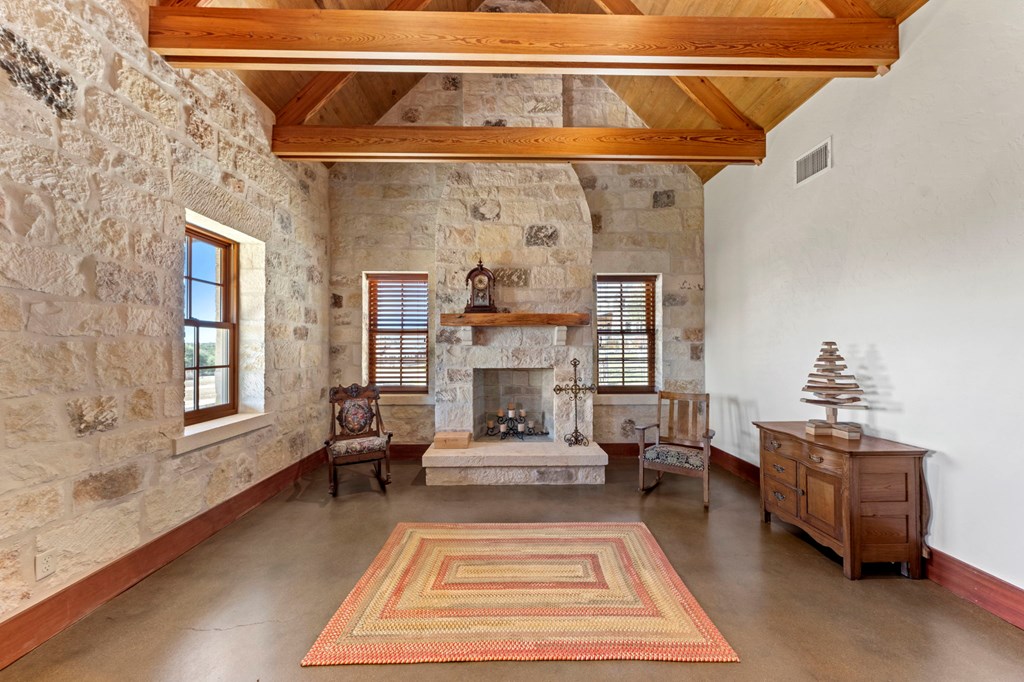 1400 Arbor Ridge Road Fredericksburg, TX 78624 - Photo 29 of 37 Wine Cabin Living Area