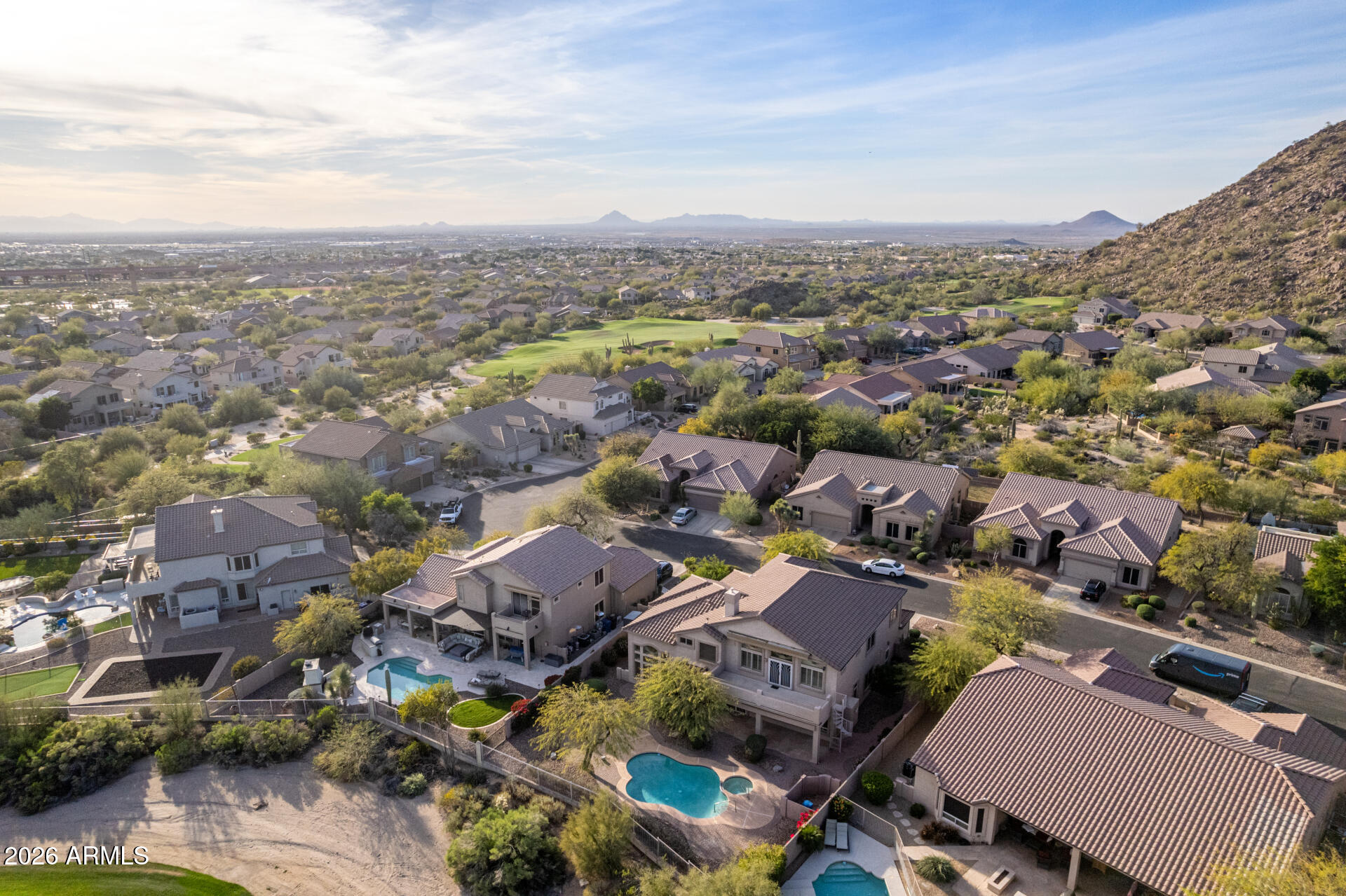 3430 North Mountain Ridge, Unit 13 Mesa, AZ 85207 - Photo 93 of 115 an aerial view of a city