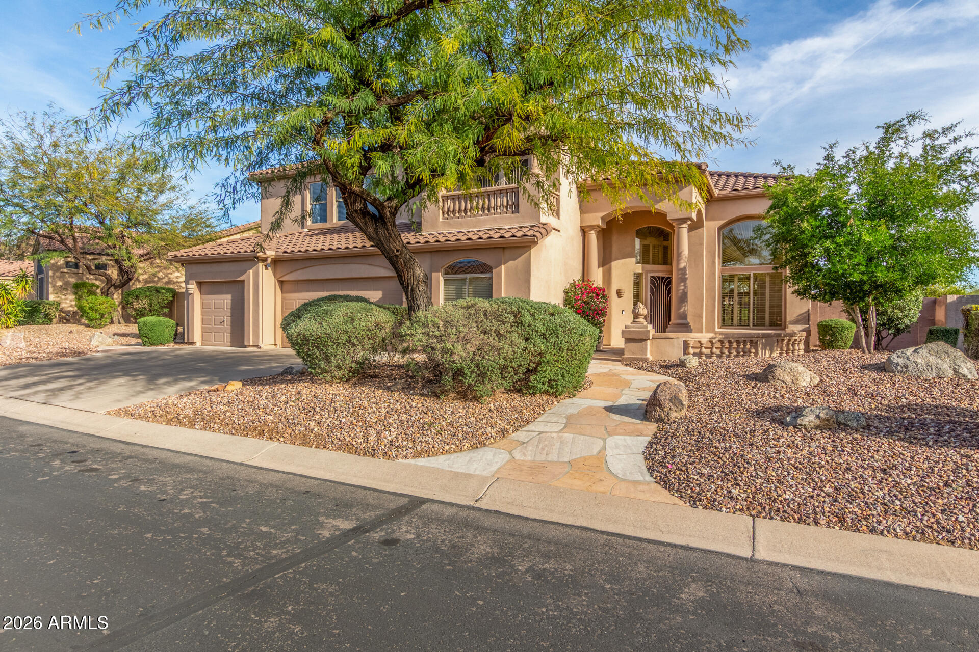 3430 North Mountain Ridge, Unit 13 Mesa, AZ 85207 - Photo 10 of 115 front view of a house with a tree