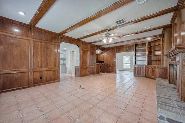 a view of a hallway with entryway