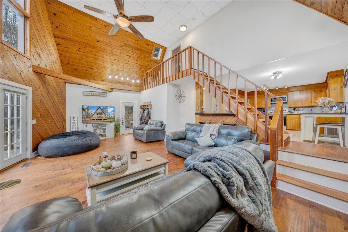 2800 Old Ferrum Road Ferrum, VA 24088 - Photo 12 of 58 a bedroom with furniture and a wooden floor