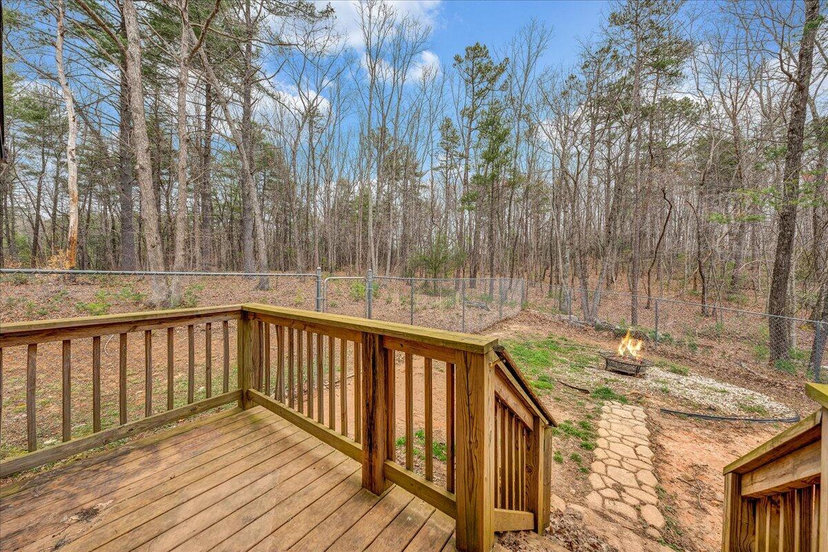2800 Old Ferrum Road Ferrum, VA 24088 - Photo 50 of 58 a balcony with wooden floor and fence