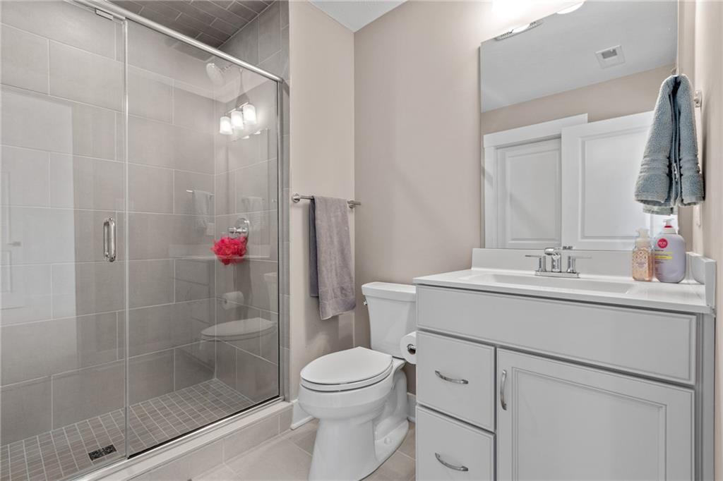 2010 Cherry Road Gibsonia, PA 15044 - Photo 17 of 25 a bathroom with a sink toilet and shower