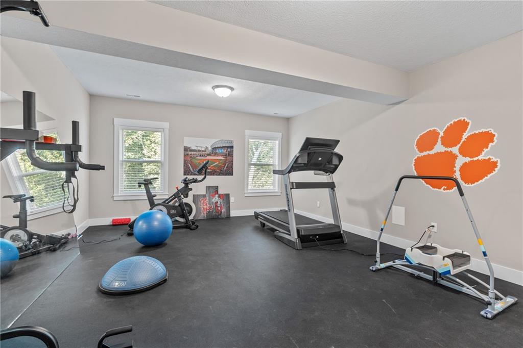 2010 Cherry Road Gibsonia, PA 15044 - Photo 22 of 25 a room with gym equipment and windows