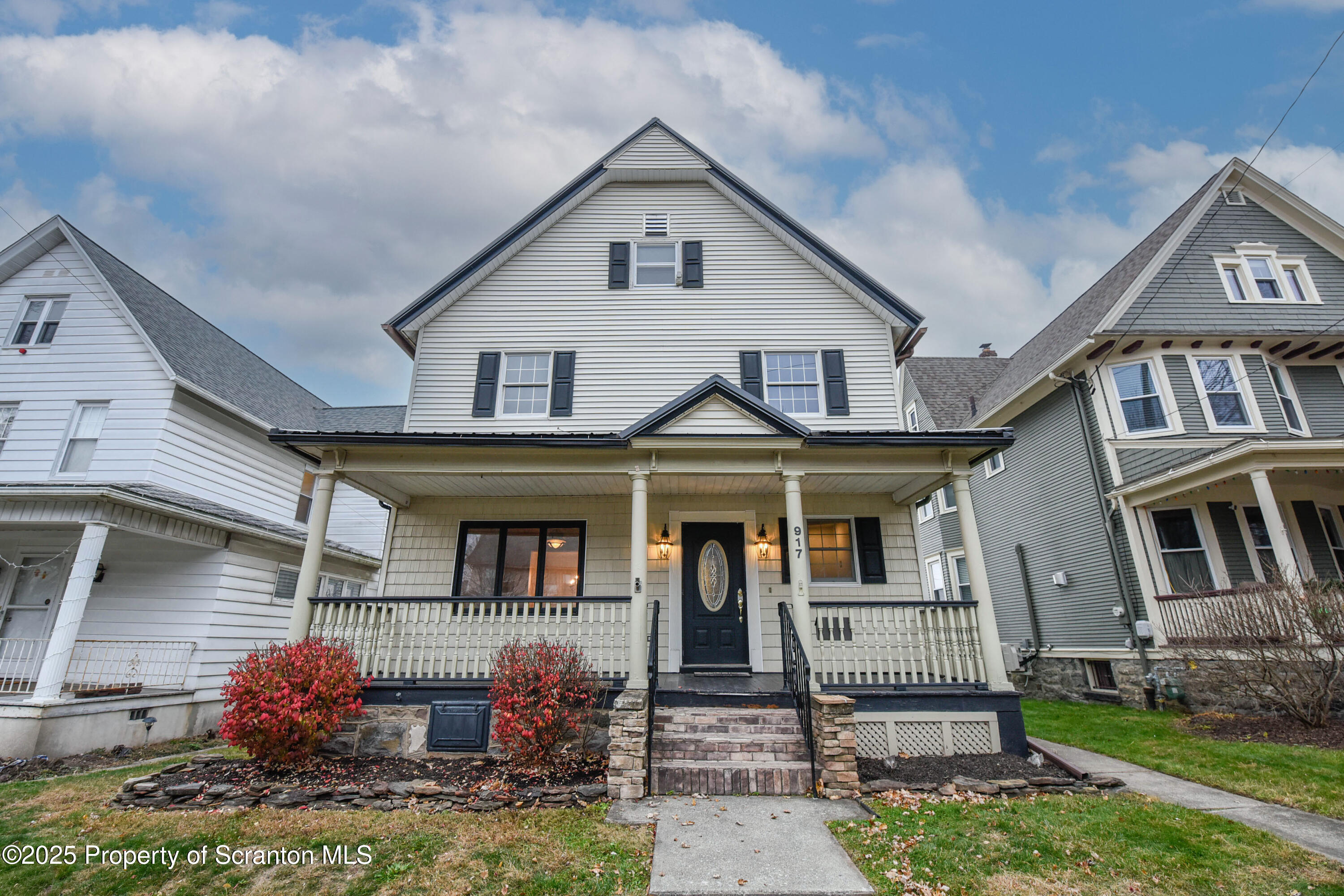 917 Taylor Avenue Scranton, PA 18510 - Photo 2 of 43 a front view of a house with garden