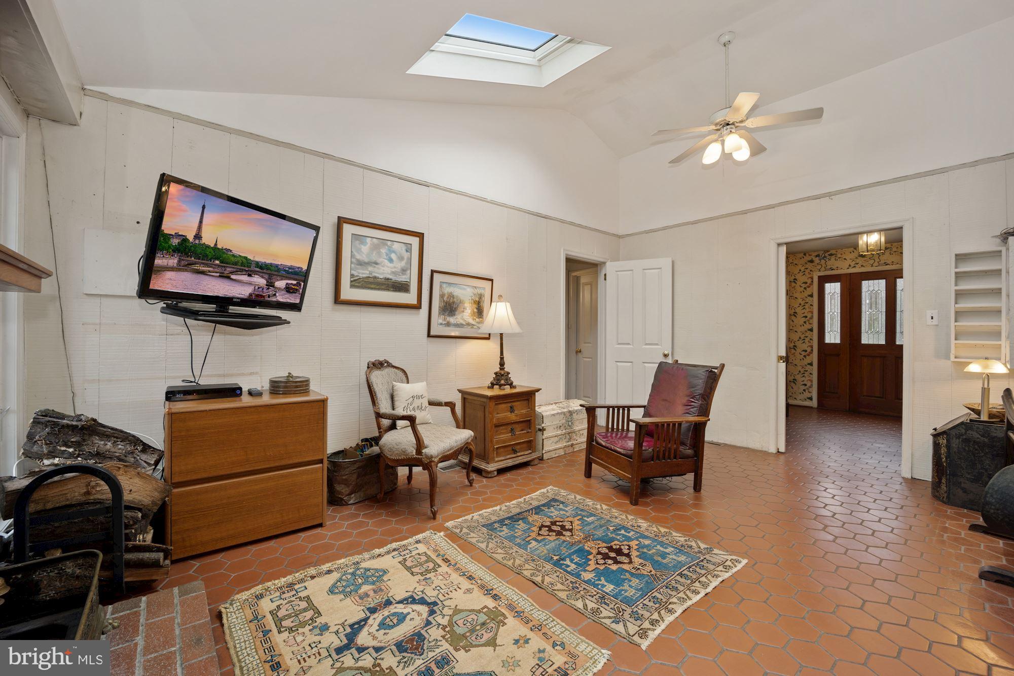 4302 Locust Lane Bethesda, MD 20816 - Photo 12 of 28 Wonderful Fam Rm has soaring ceilings