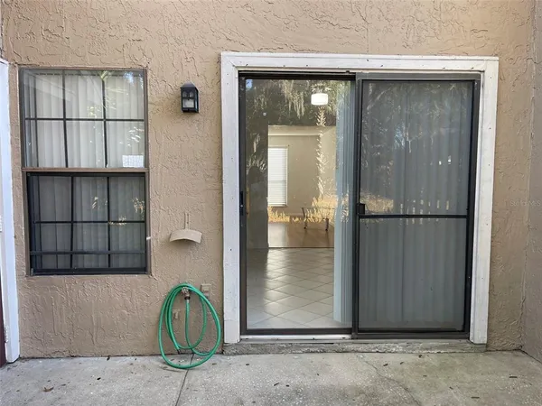 a view of a front door