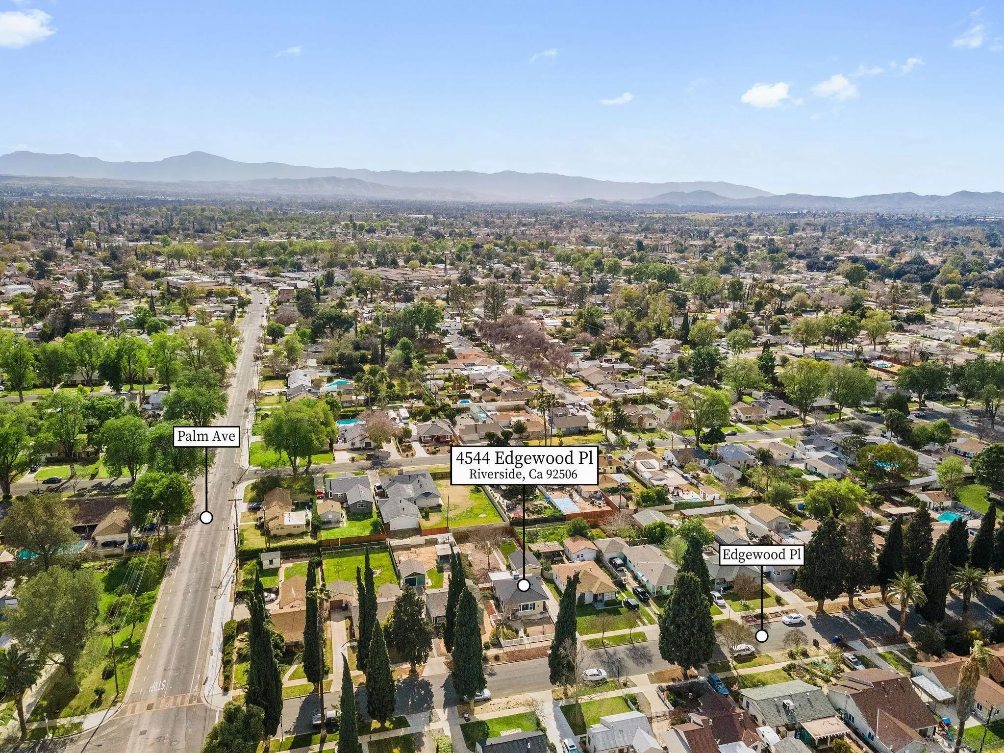 4544 Edgewood Place Riverside, CA 92506 - Photo 23 of 29 an aerial view of multiple house