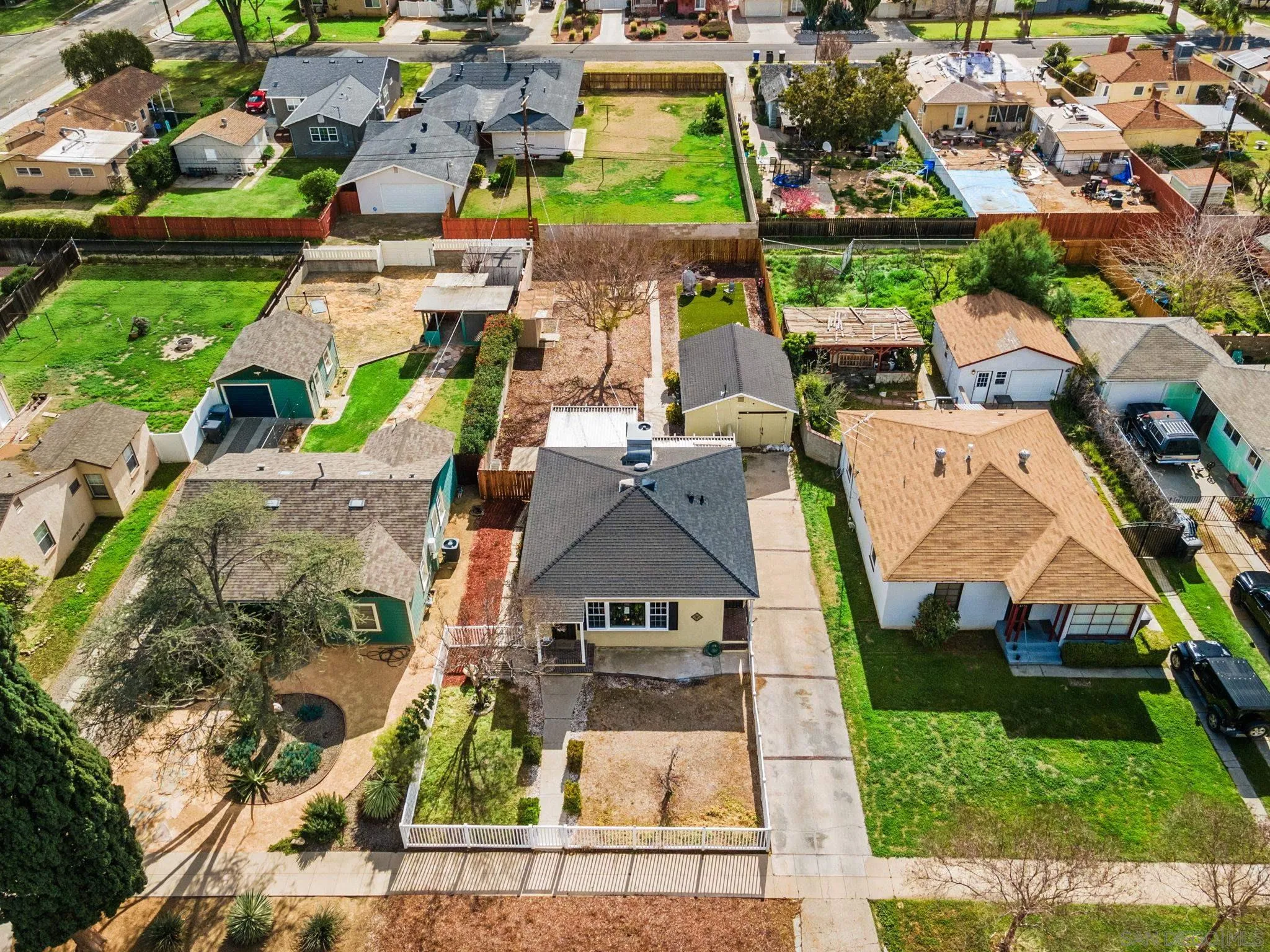 4544 Edgewood Place Riverside, CA 92506 - Photo 25 of 29 an aerial view of a house with a garden