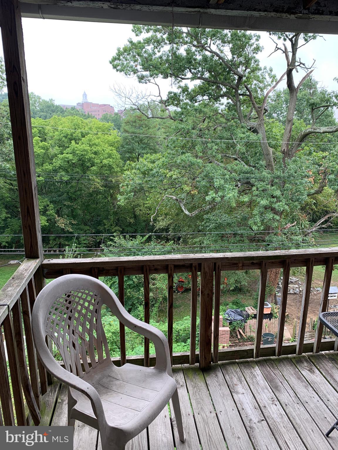 3135 Keswick Road Baltimore, MD 21211 - Photo 14 of 18 Deck overlooking Wyman Park (off Kitchen)