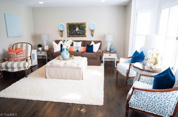 4901 Hackamore Road Greensboro, NC 27410 - Photo 4 of 21 Perfect space for enjoying a fireside chat or relaxing with a great book at the end of a long day.