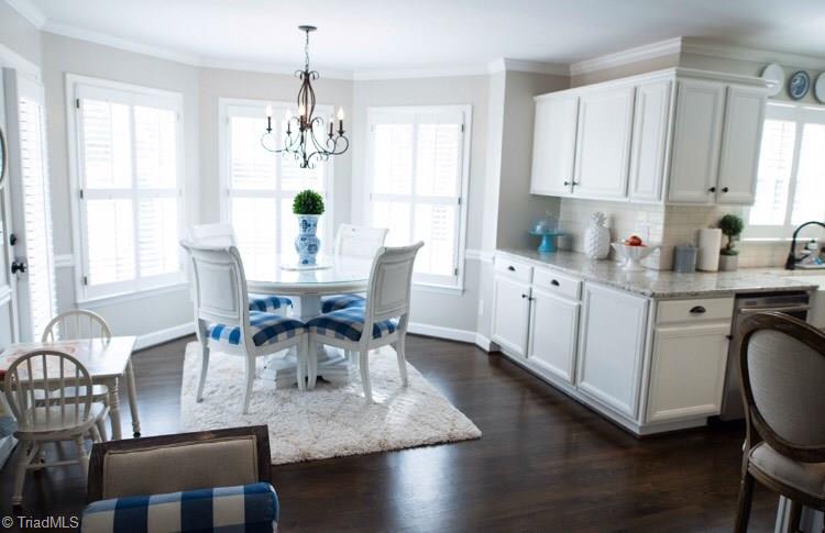 4901 Hackamore Road Greensboro, NC 27410 - Photo 5 of 21 Linger with your morning coffee in this charming breakfast nook.