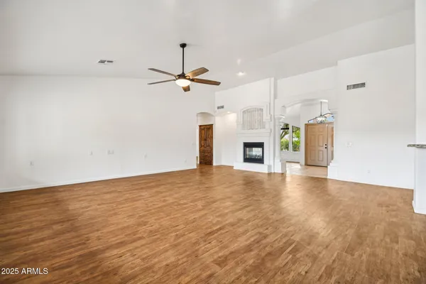 a view of an empty room with window