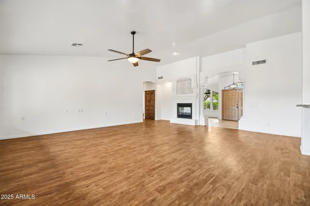 a view of an empty room with window