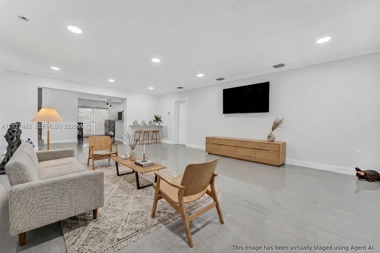 6284 Southwest 26th Street Miami, FL 33155 - Photo 11 of 74 Living room rendering
