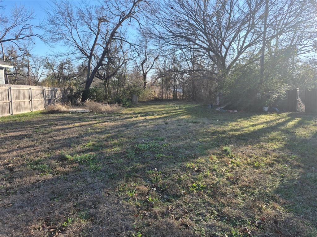 307 West Spruce Street Whitewright, TX 75491 - Photo 10 of 12 a view of a yard with a tree