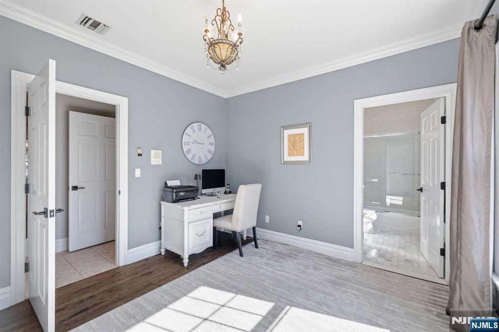 8 Wainwright Court Closter, NJ 07624 - Photo 10 of 29 a view of a livingroom with a chandelier furniture and windows