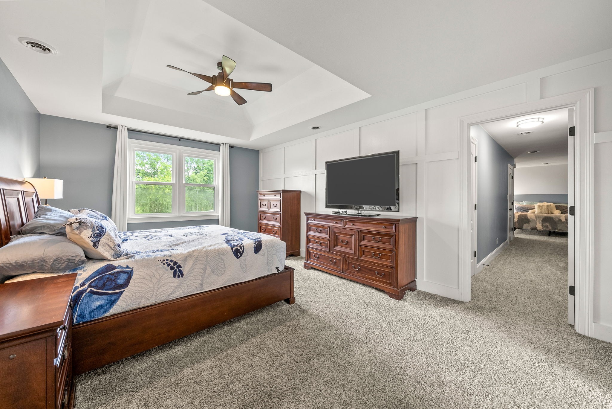 4921 Sango Road Clarksville, TN 37043 - Photo 25 of 52 a bed room with a bed and a television