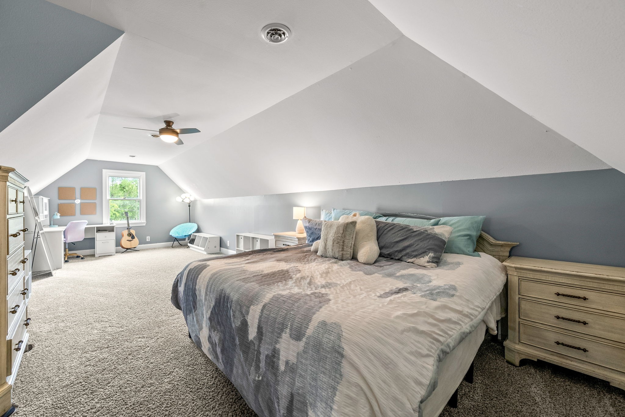 4921 Sango Road Clarksville, TN 37043 - Photo 35 of 52 a bedroom with a bed and a night stand