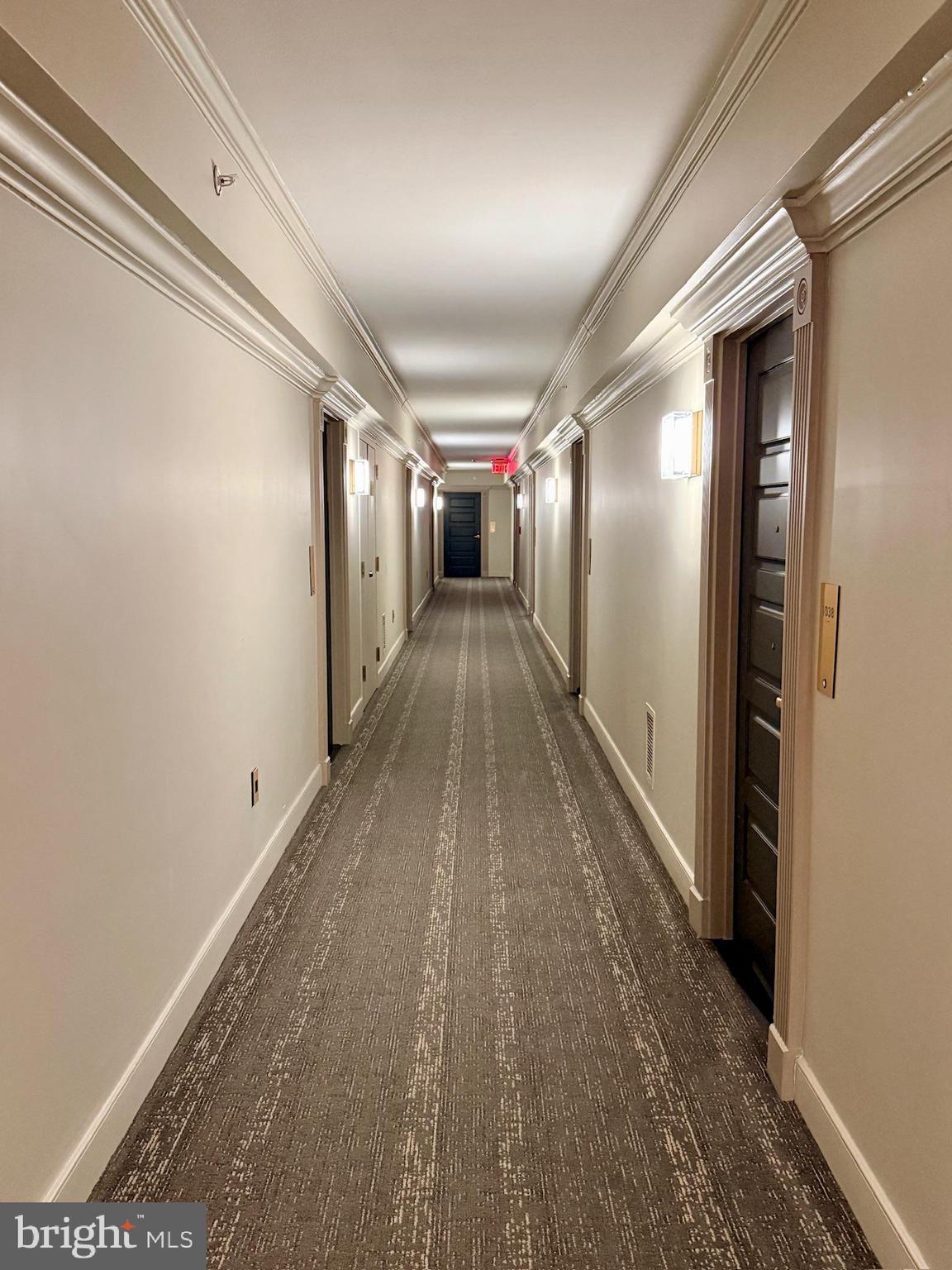 631 D Street Northwest, Unit 1038 Washington, DC 20004 - Photo 5 of 56 a view of hallway with wooden floor