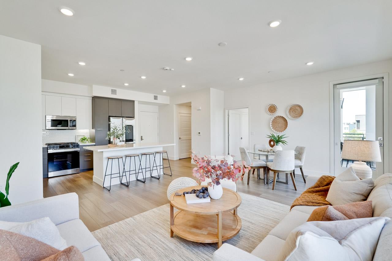3698 Vision Common, Unit 221 Fremont, CA 94538 - Photo 6 of 62 a living room with furniture kitchen and a window