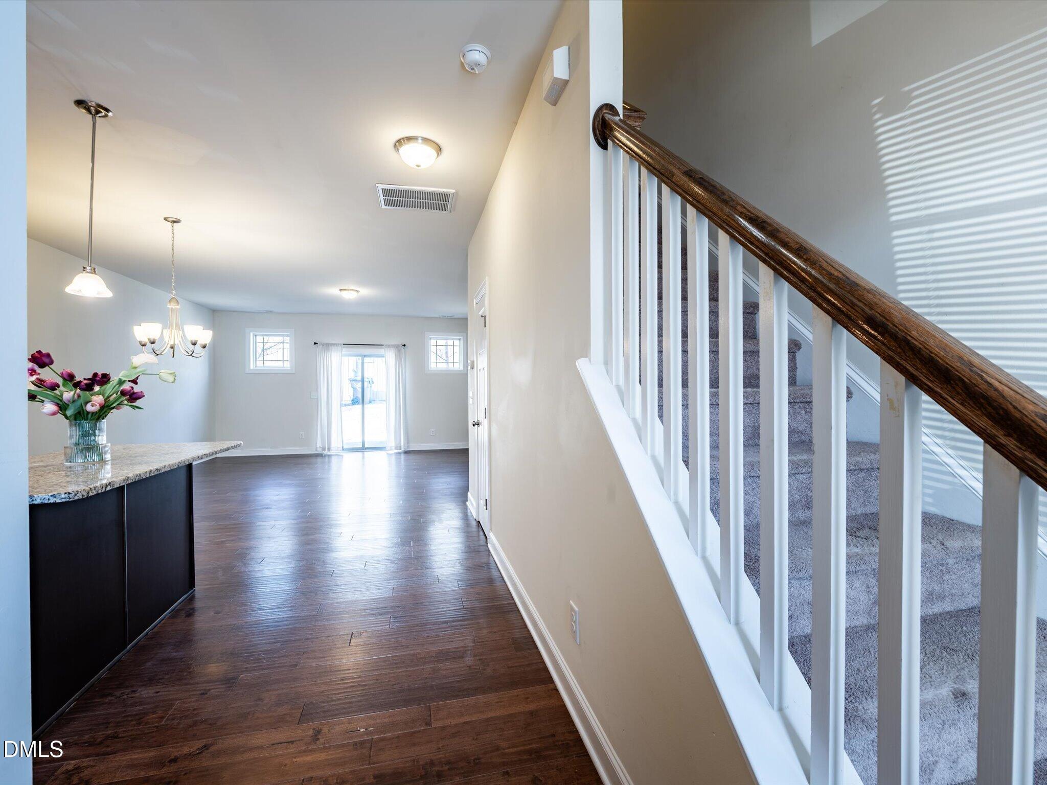 2808 Piedmont River Way Raleigh, NC 27606 - Photo 4 of 28 a view of gallery with wooden floor