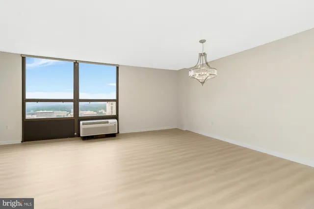 a view of an empty room