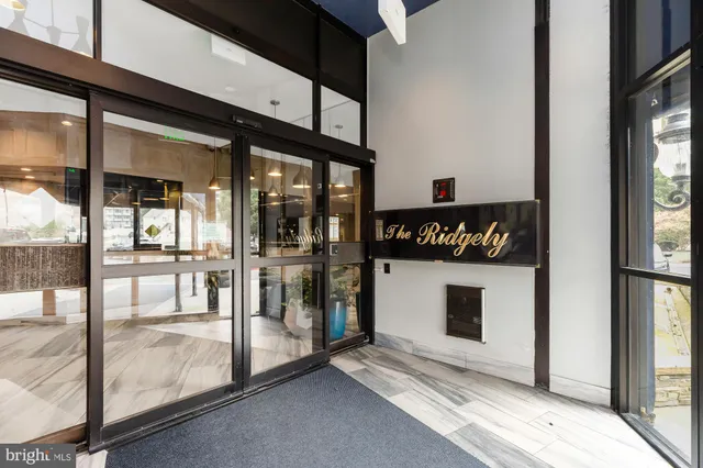 a view of front door