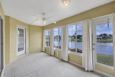 a view of an entryway with front door