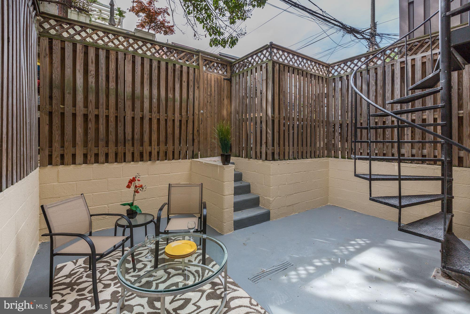 1762 Willard Street Northwest, Unit 1 Washington, DC 20009 - Photo 18 of 18 Exterior Private Patio