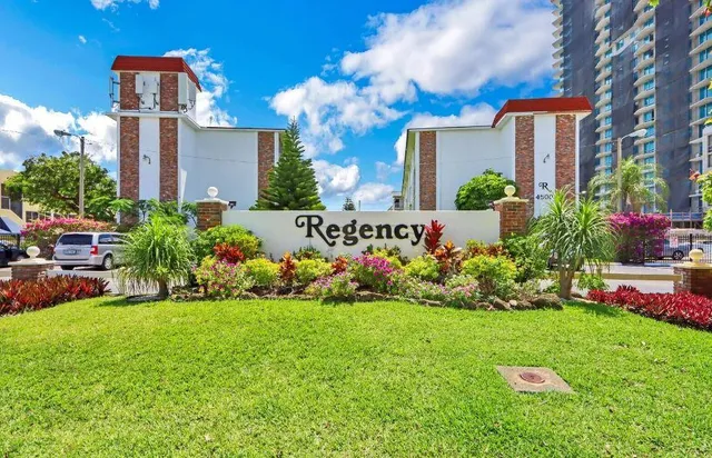 a view of a park with slide